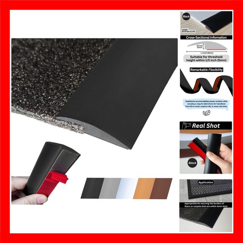 Floor transition strip self - transition,