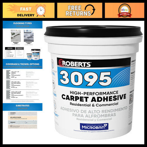 Gallon carpet adhesive for - adhesive,