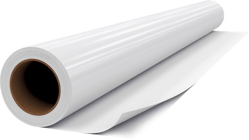 Gloss matte white sign - sign, vinyl