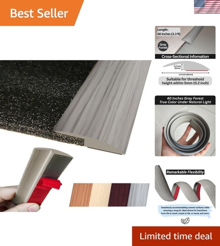 Floor transition strip self - strip,