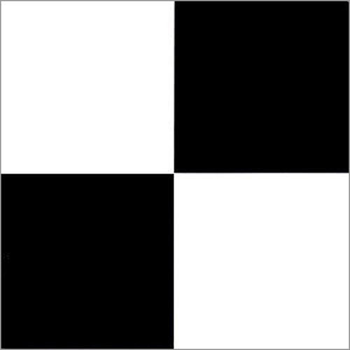 Black white checkered vinyl - black,