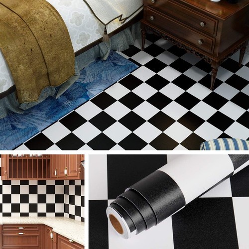 Checkered black and white - and,