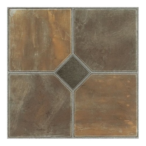 Rustic slate vinyl tiles - rustic,